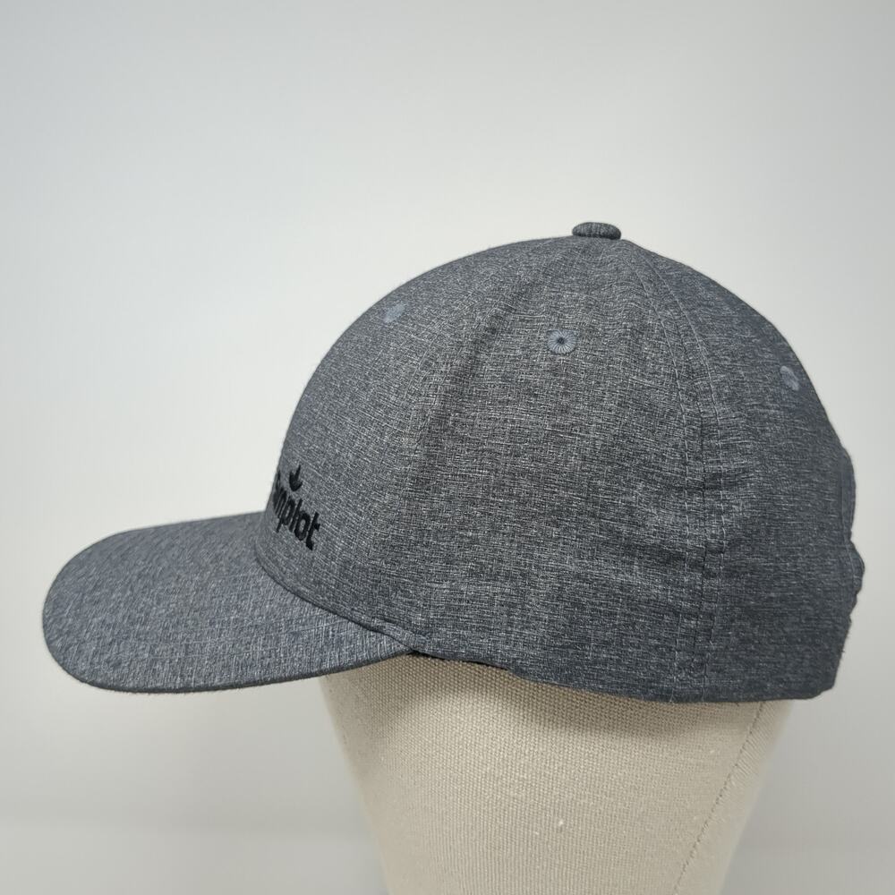 Simplot Spell Out Snapback Hat Gray One Size Flex… - image 3